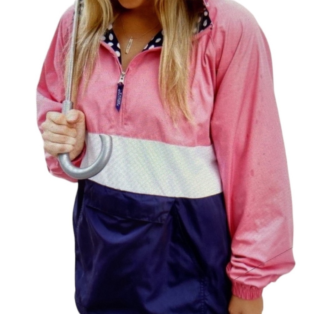 JadeLynn Brooke Tri Color Rain Jacket - Picture 7 of 7